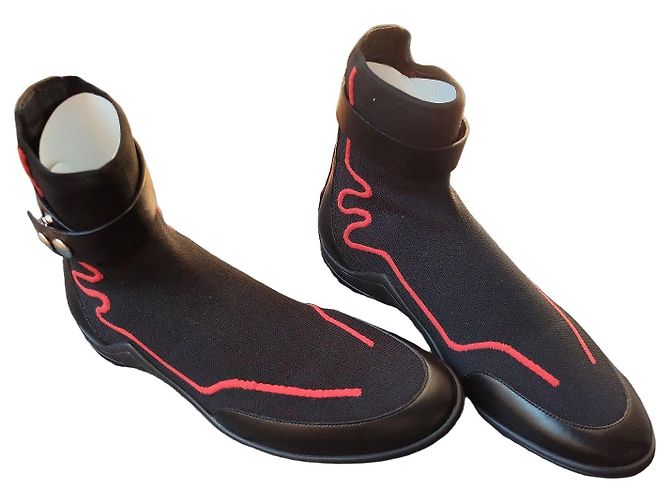 Botas Proenza Schouler negras y rojas Negro