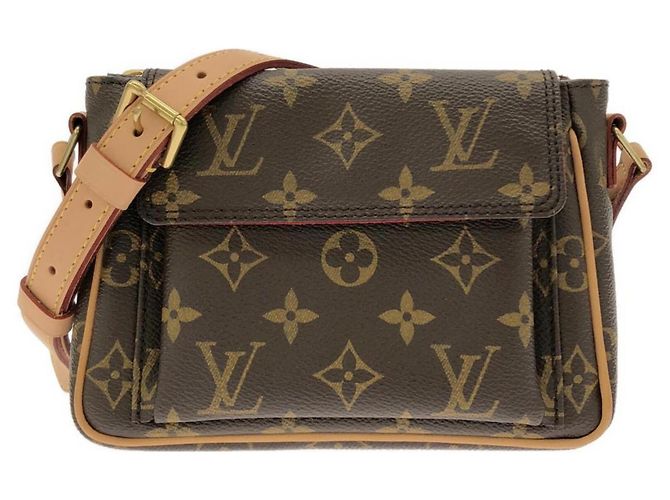Borsa a tracolla Louis Vuitton Monogram Viva Cite PM Marrone