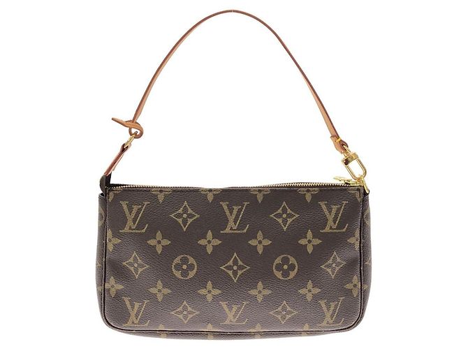 Pochette Accessori Monogram Louis Vuitton Marrone