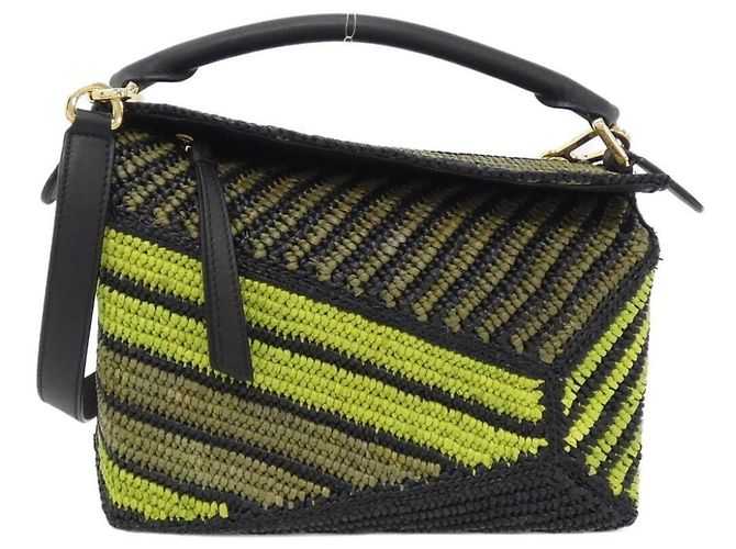Sac à main Loewe Puzzle Edge Small Vert Vert olive