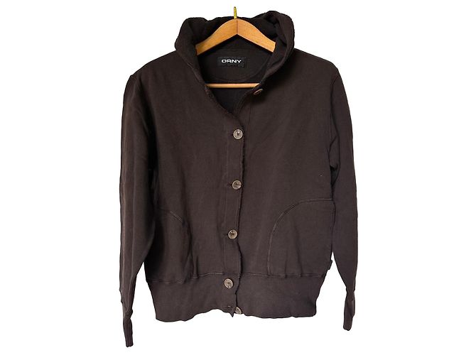 Autre Marque Sudadera con capucha ORNY marrón de algodón