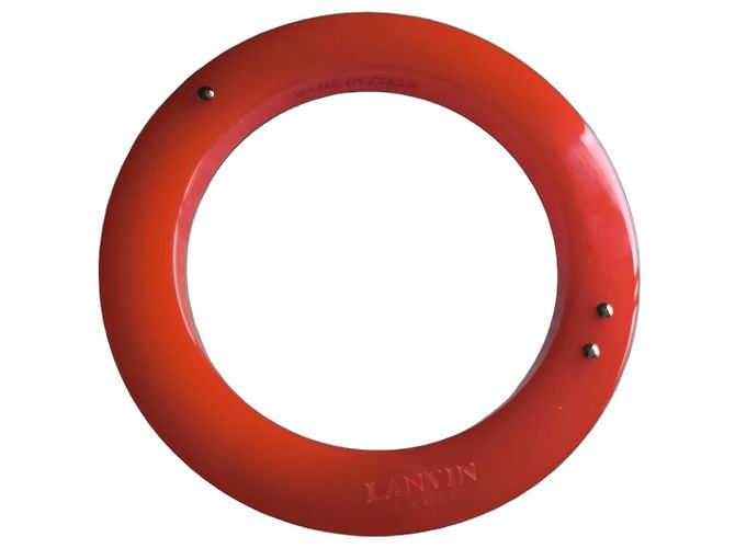 Pulsera Rígida Lanvin Roja