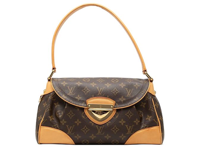 Borsa a tracolla Louis Vuitton Monogram Beverly MM Marrone