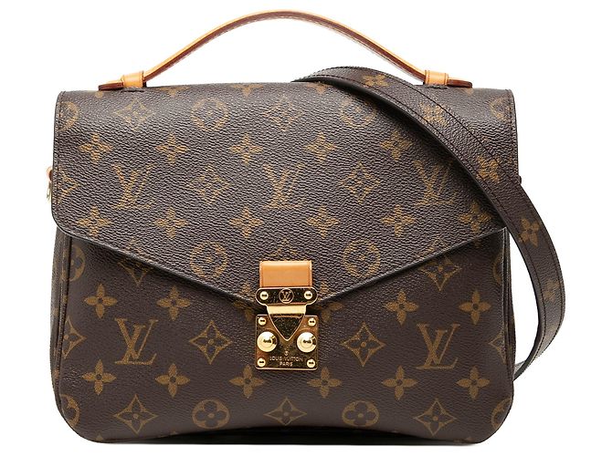 Bolsa Louis Vuitton Monogram Pochette Metis Castanha Marrom