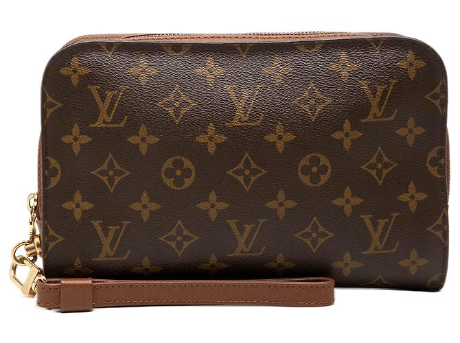 Borsa a pochette Louis Vuitton Monogram Orsay Marrone