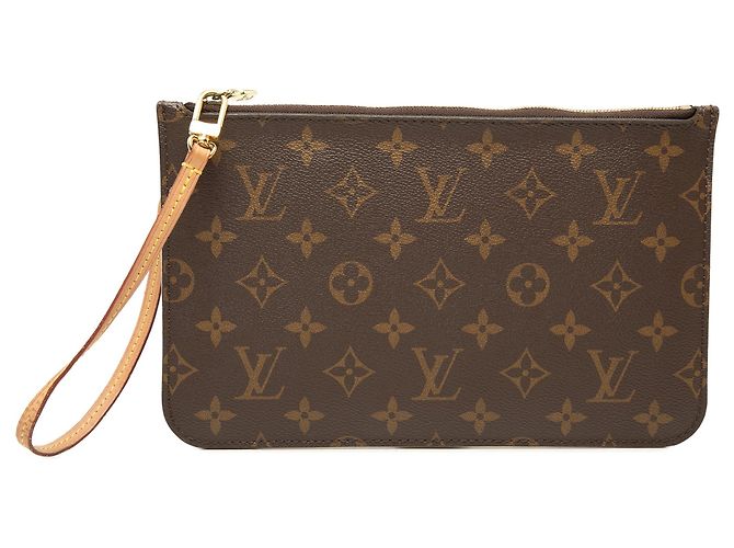 Pochette Louis Vuitton Monogram Neverfull Marron