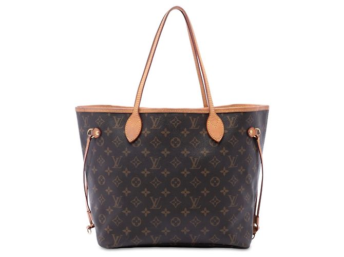 Sac cabas Louis Vuitton Monogram Neverfull MM Marron