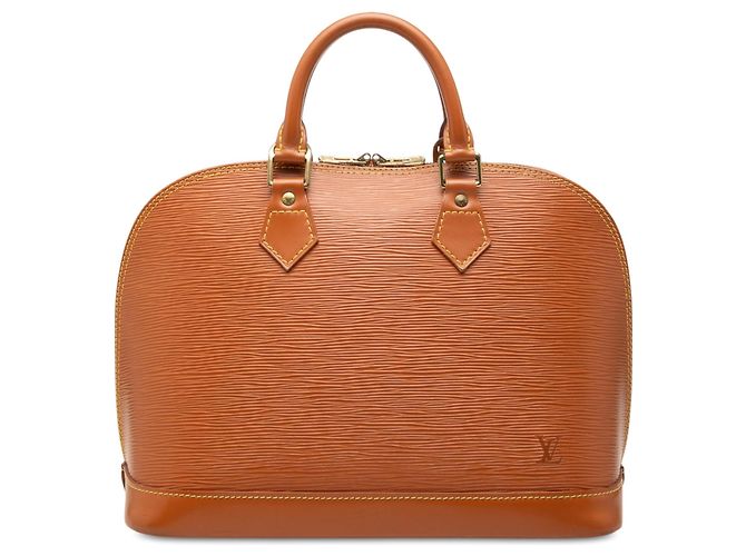 Sac à main Louis Vuitton Epi Alma PM Marron