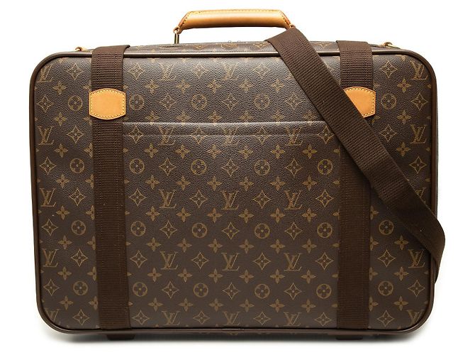 Borsa da viaggio Louis Vuitton Monogram Satellite 53 Marrone