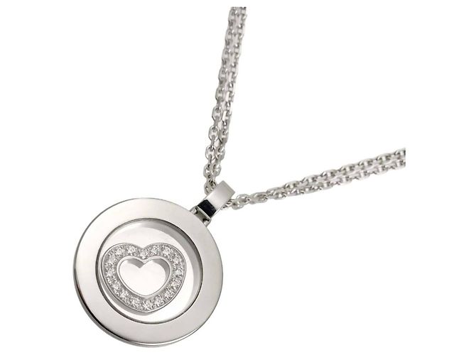 Collar Chopard Happy Spirit Diamantes Plata