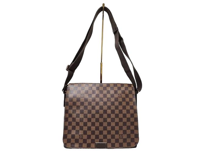 Louis Vuitton Sac District GM Damier Ebene Marron Damier ebène