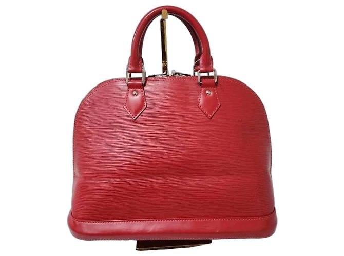 Louis Vuitton Epi Alma PM Handtasche Rot