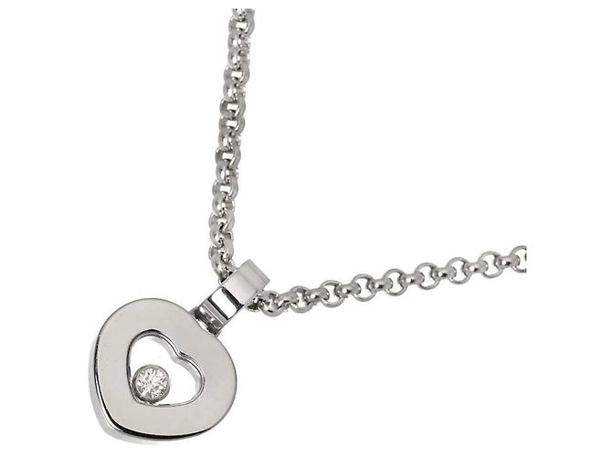Collar Chopard Happy Diamonds Heart Plata