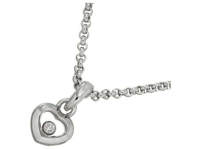 Collana Chopard Happy Diamonds Heart Argento