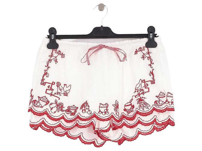 Autre Marque Damson Madder Baumwollshorts weiß