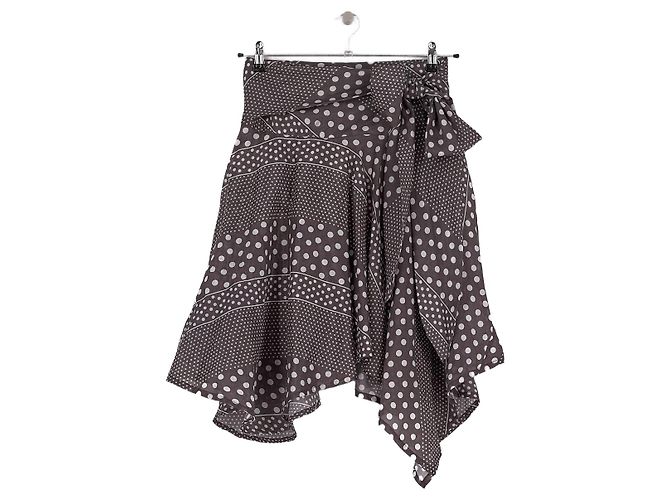 Autre Marque Falda de algodón gris DAMSON MADDER