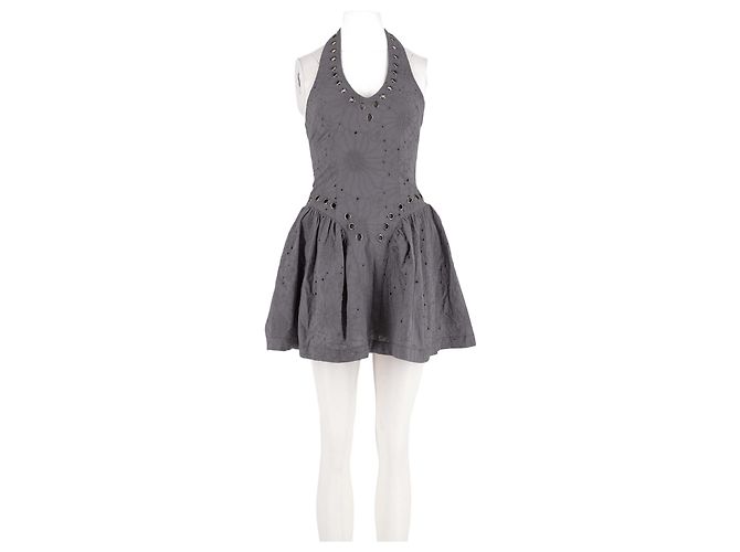 Autre Marque Abito in cotone grigio MUSE ASSEMBLY XS