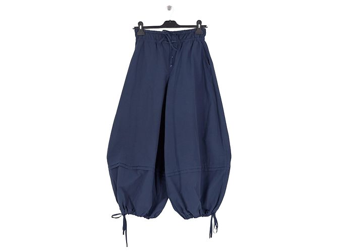 Autre Marque Baumwollhose marineblau
