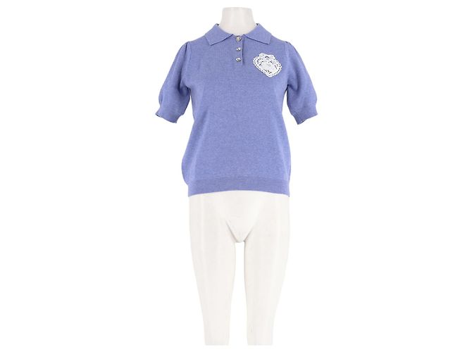 Autre Marque Top dritto blu