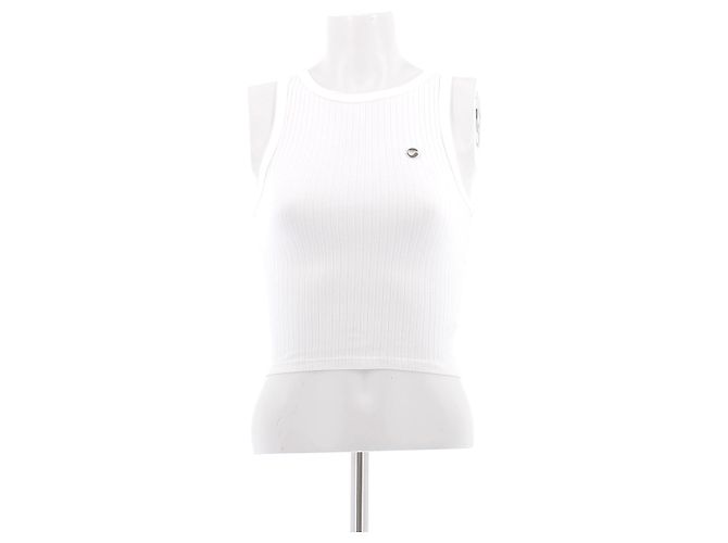 Coperni Tanktop aus weißer Baumwolle
