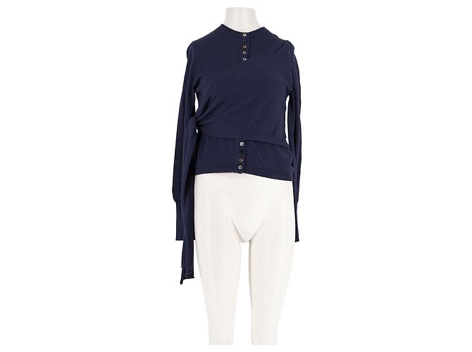 Autre Marque Cardigan "Venna" marino Azul marino