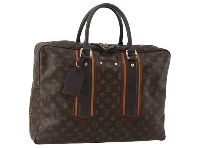 LOUIS VUITTON Monogram Bekia Anthracite Porte Documents Bag M95531