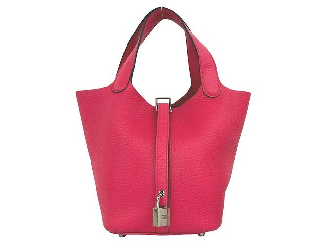 Hermès HERMES Picotin Lock MM Handbag Pink