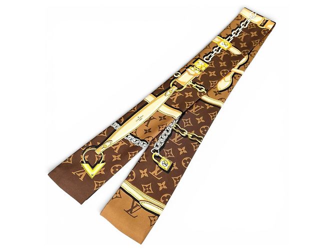 Lenço Louis Vuitton Bandeau Monogram Confidential