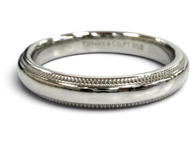 Autre Marque Tiffany & Co. Milgrain Ring aus Platin Silber