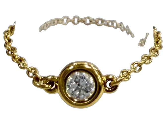 Autre Marque Anello Tiffany & Co. Elsa Peretti Diamond by the Yard D'oro