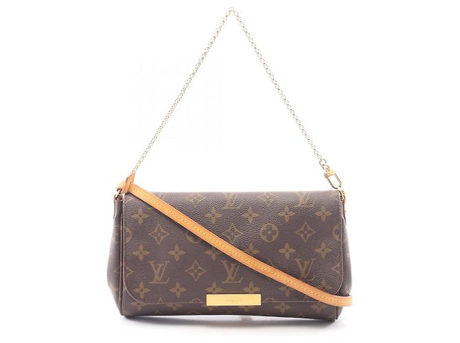 Sac à main Louis Vuitton Favorite MM Monogram Marron Monogramme