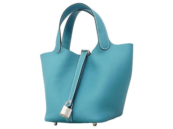 Hermès Sac à main Hermes Picotin Lock PM Bleu