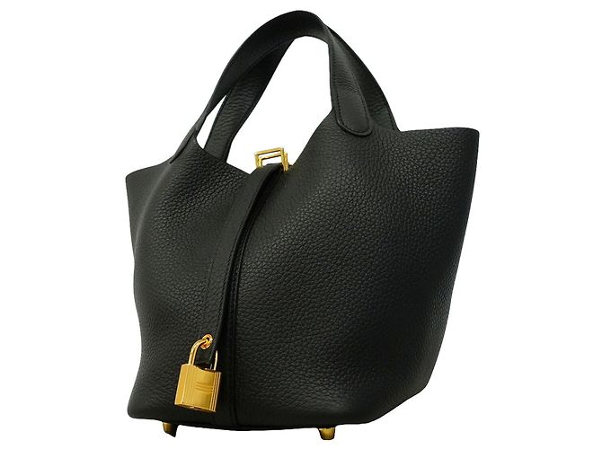 Hermès Bolsa Hermes Picotin Lock PM Preto
