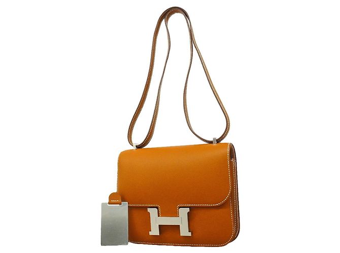 Hermès Borsa a tracolla Hermes Constance Mini D'oro