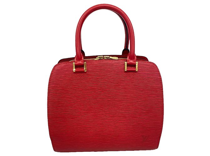 Borsa Louis Vuitton Epi Pont Neuf Rosso