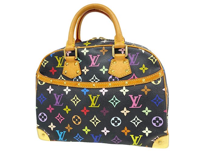 Sac à main Louis Vuitton Monogram Multicolor Trouville Noir