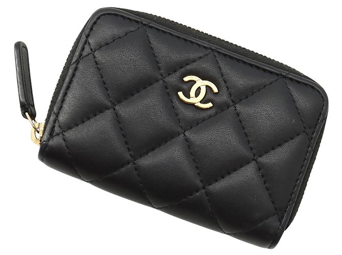 Chanel Classic Zip Coin Purse Black