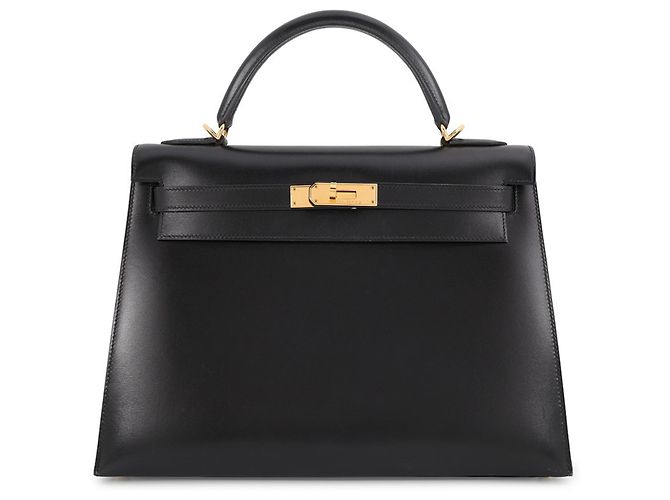Hermès Hermes Kelly 32 Handtasche Schwarz