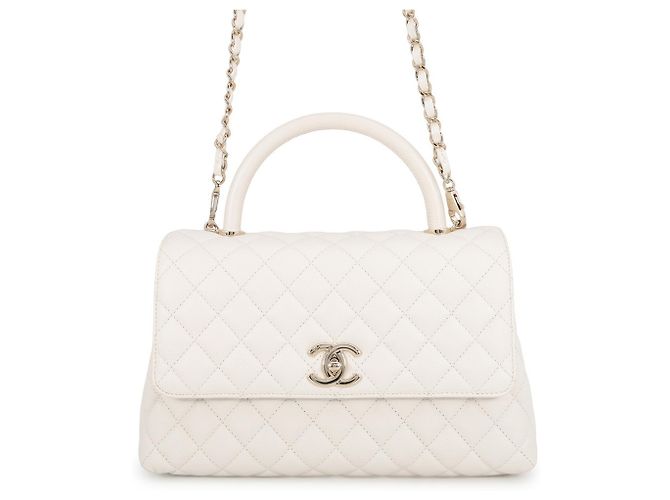 Bolsa Chanel Matelassé em White Branco