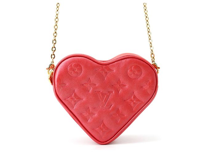Bolso de hombro Louis Vuitton Monogram Roja