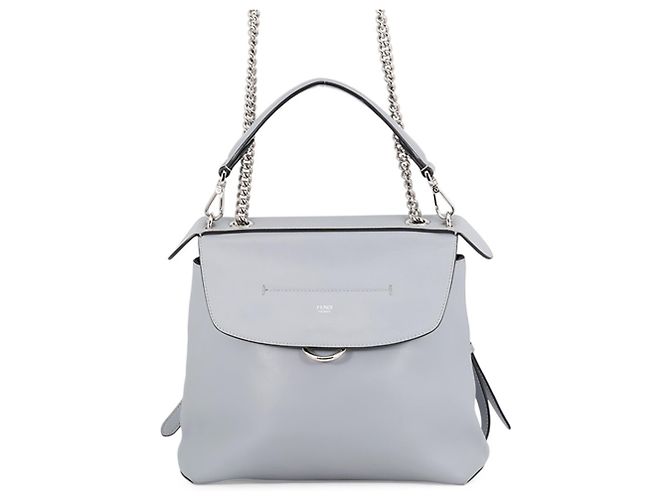 Bolsa de Ombro 3-Way Fendi Marrom Azul
