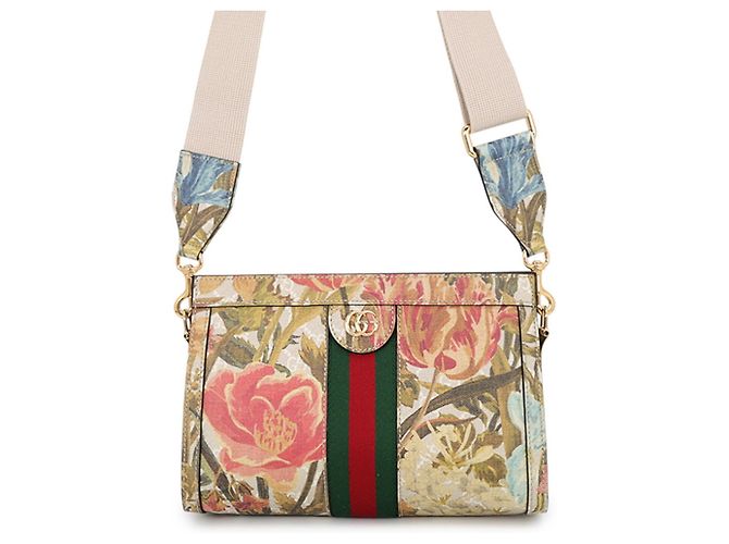 Bolsa de Ombro Gucci Ophidia Flora Multicor