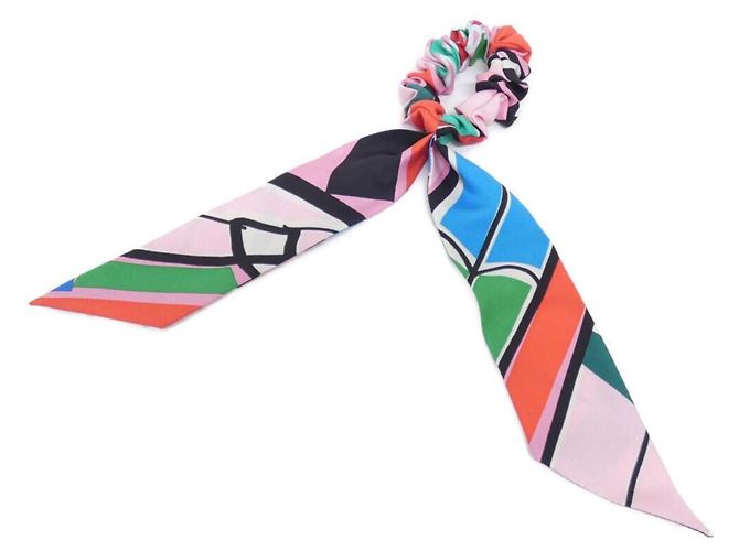 Hermès Scrunchie Hermes Bella Chouchou in seta rosa