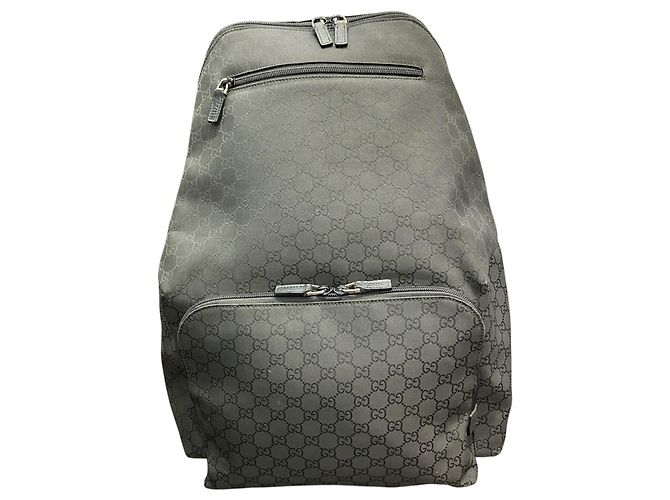Gucci Rucksack Daypack Nylon Schwarz