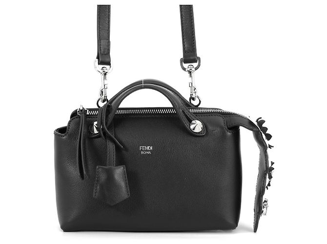 Bolso Fendi By The Way Mini con strass Negro