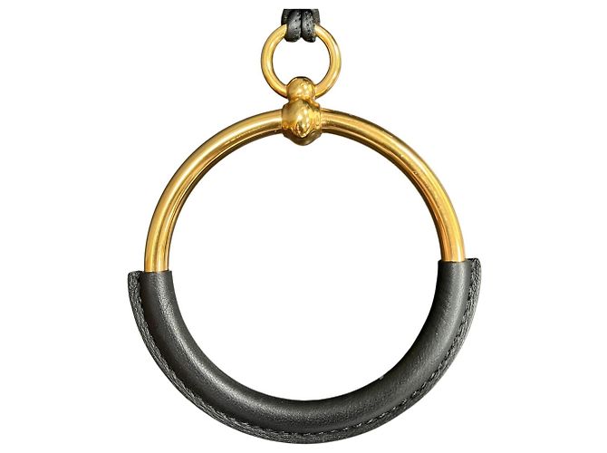 Hermès Collana Hermes Loop Grand Nero D'oro