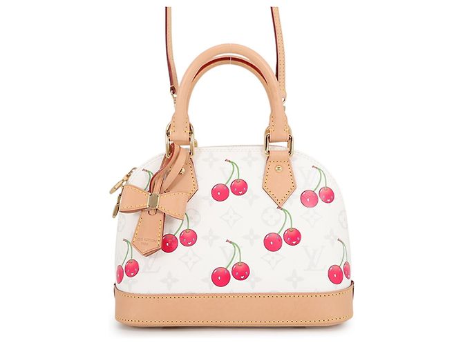 Bolso Louis Vuitton Alma BB Monogram Cherry Blanco Monograma