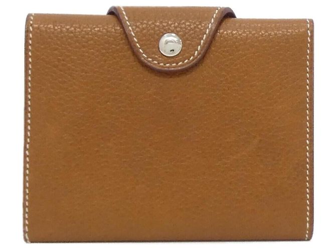 Hermès Hermes Iliade Compact Wallet/Coin Case Roja