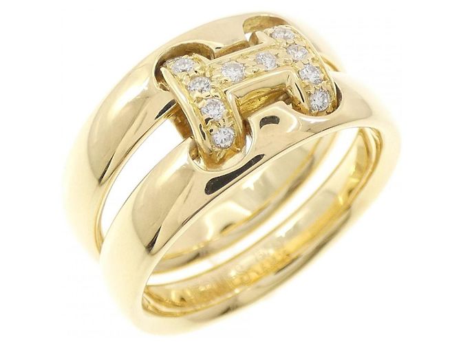 Hermès Olympe Ring in Gelbgold