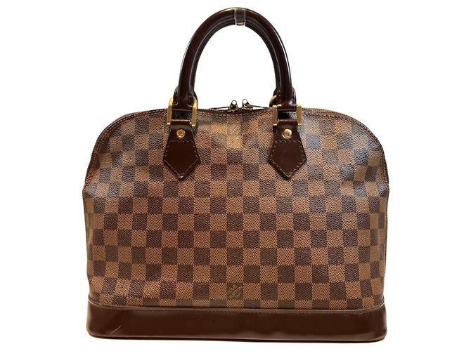Sac à main Louis Vuitton Alma PM Marron Damier ebène